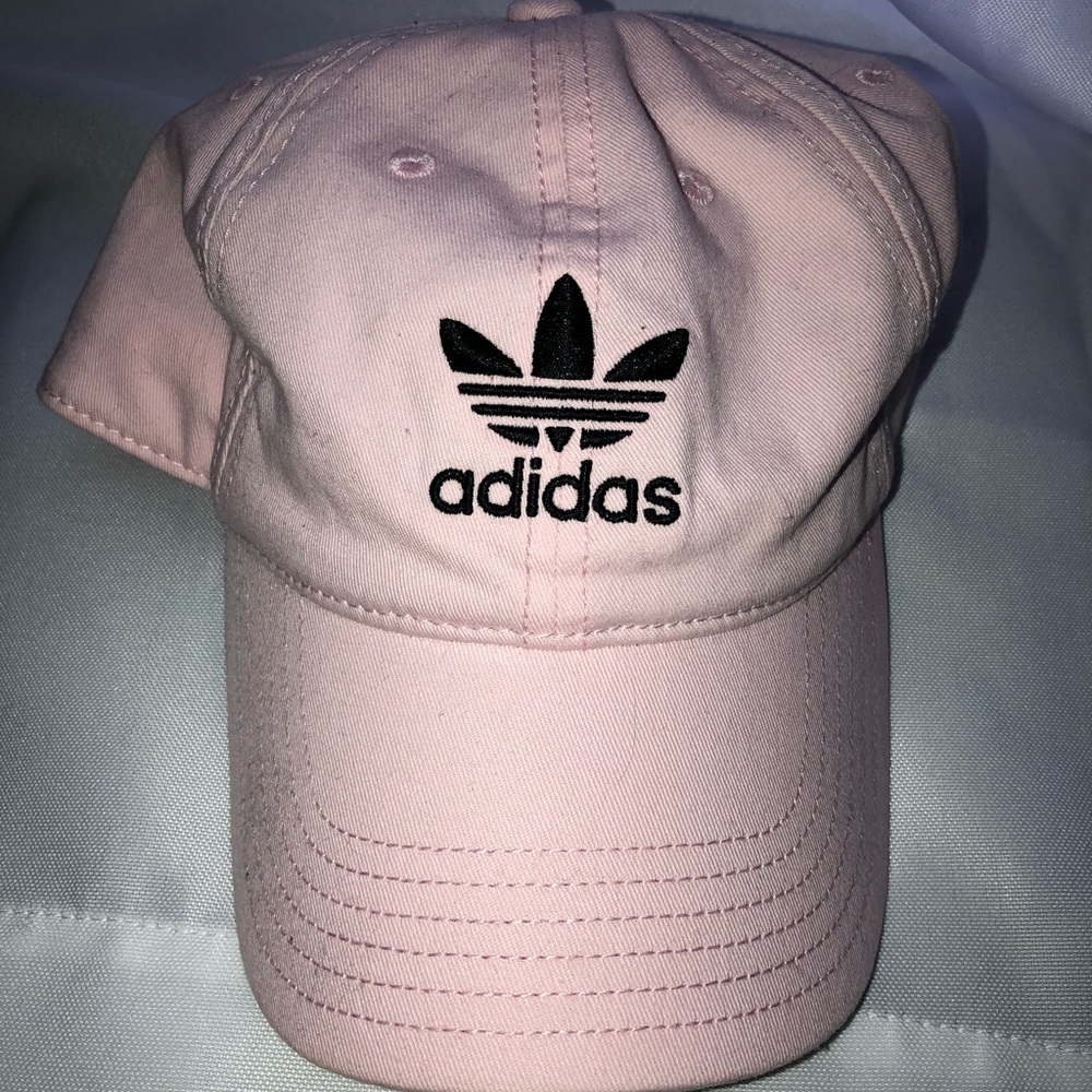 Light pink adidas hat